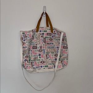UGG canvas tote bag.